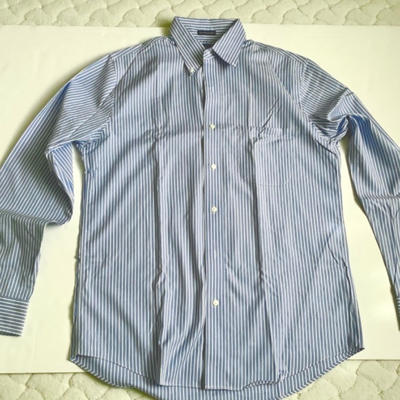 Croft & Barrow Men’s Striped Button Down Dress Shirt - Picture 5 of 10